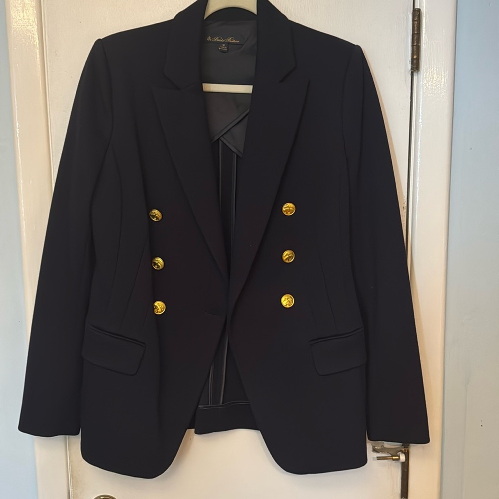 Navy Brooks Brothers women's jacket size 10